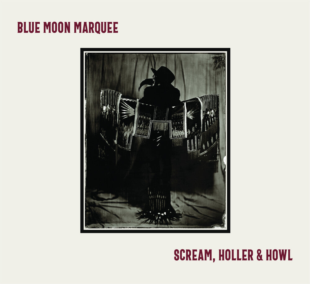 the album cover for Blue Moon Marquee - Scream Holler & Howl - Red [Colored Vinyl] (Red)