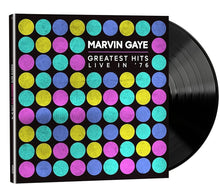 the album cover for Marvin Gaye - Greatest Hits Live in '76 [LP]