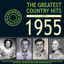 the album cover for Greatest Country Hits Of 1955 / Various (Exp) - Greatest Country Hits Of 1955 / Various (Exp)