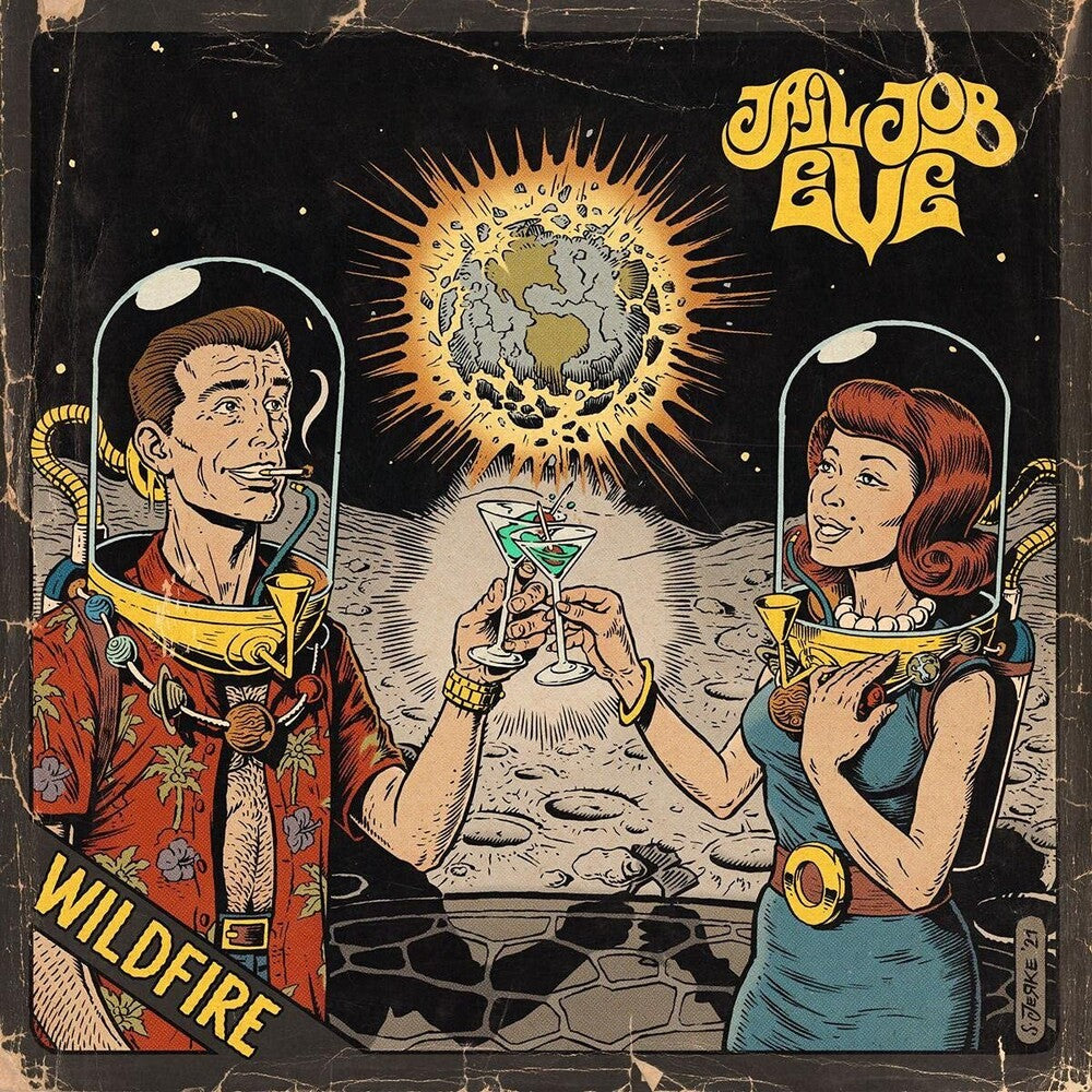 the album cover for Jail Job Eve - Wildfire