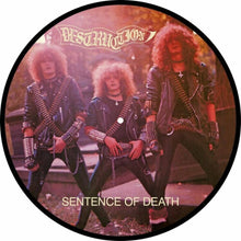 the album cover for Destruction - Sentence Of Death (Pict)