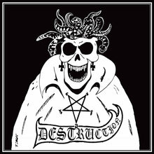the album cover for Destruction - Bestial Invasion Of Hell (Pict)