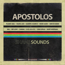 the album cover for Shane Sounds - Apostolos