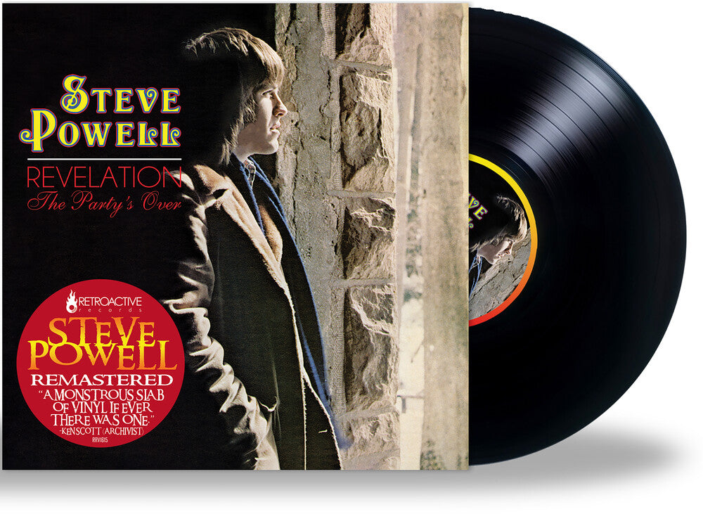 the album cover for Steve Powell - Revelation: The Party's Over