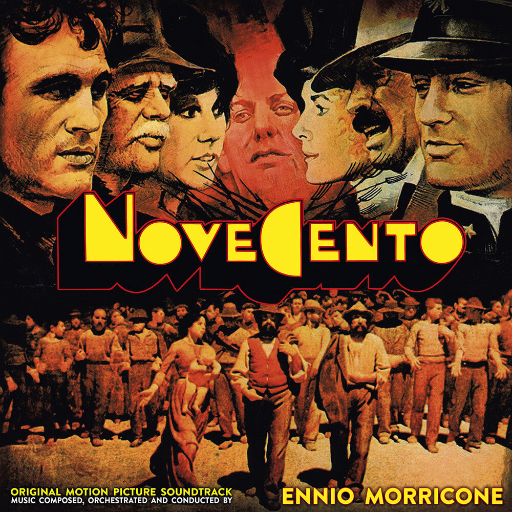 the album cover for Ennio Morricone  (Colv) (Cvnl) (Ltd) (Red) - Novecento - O.S.T. [Colored Vinyl] [Clear Vinyl] [Limited Edition] (Red)