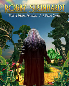 the album cover for Robbie Steinhardt - Not In Kansas Anymore