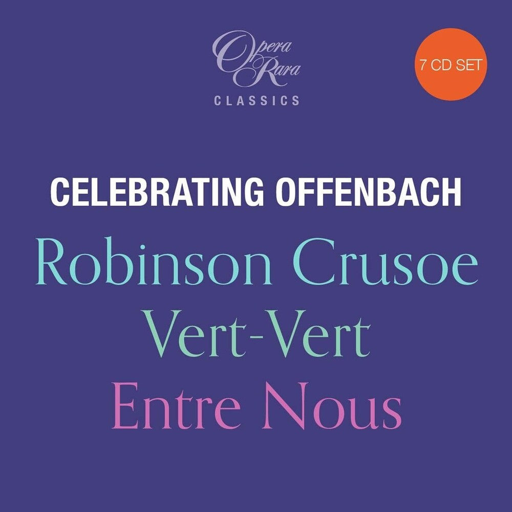 the album cover for Jacques Offenbach - Celebrating Offenbach (Uk)