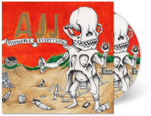 the album cover for AJJ - Disposable Everything
