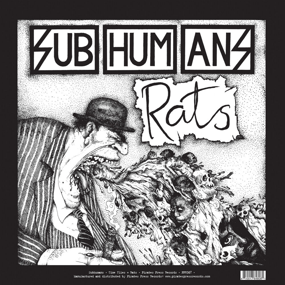 Subhumans - Time Flies + Rats [LP] Vinyl Record
