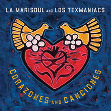 the album cover for La Marisoul & Los Texmaniacs - Corazones And Canciones