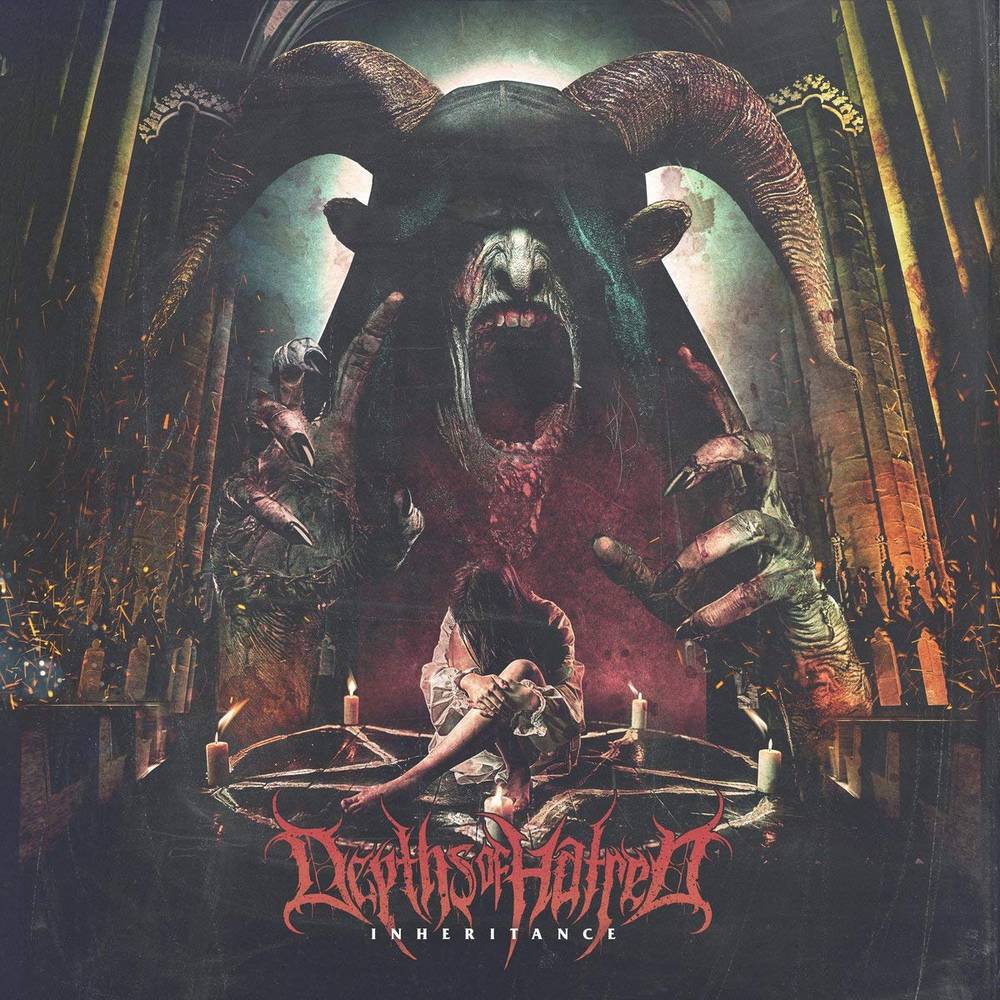 the album cover for Depths of Hatred - Inheritance [LP]