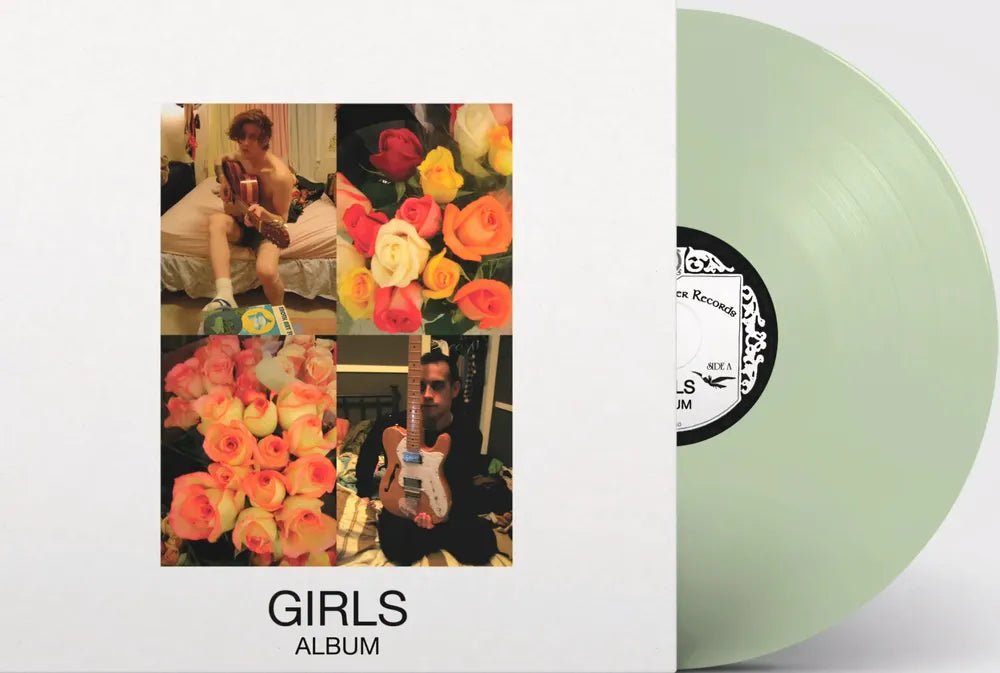 the album cover for Girls - Album [Coke Bottle Clear LP]