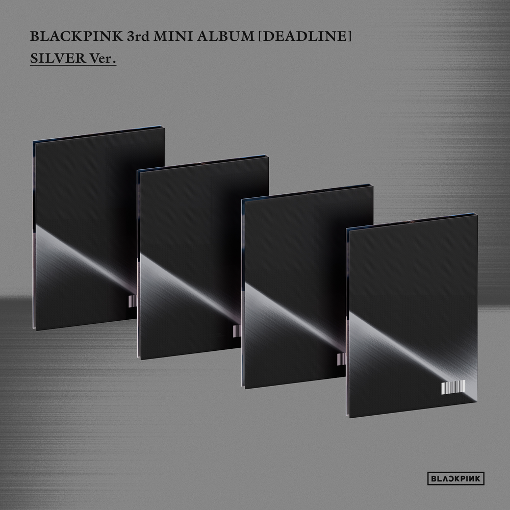 the album cover for BLACKPINK - BLACKPINK 3RD MINI ALBUM - DEADLINE [JENNIE SILVER VER.]