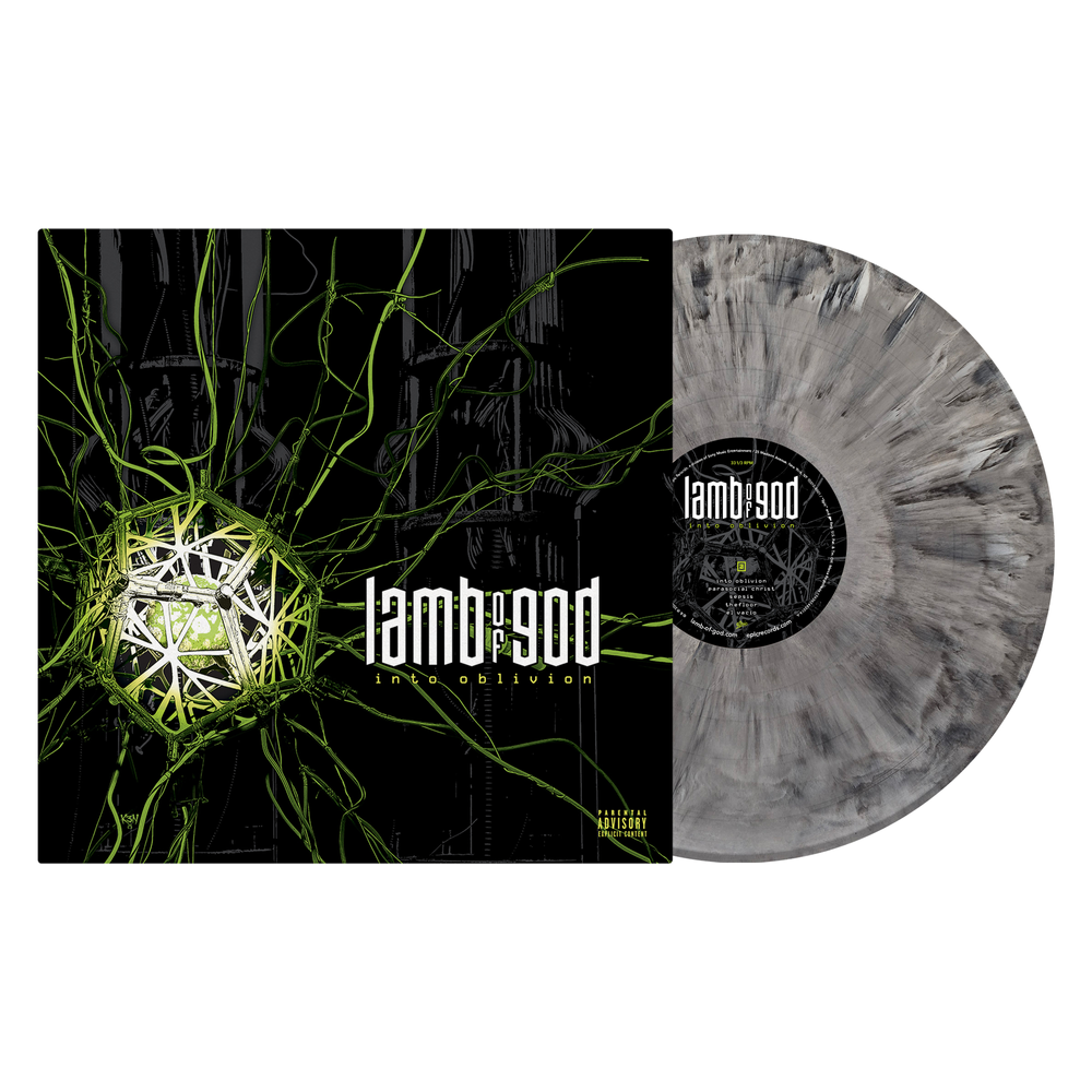 the album cover for Lamb Of God - Into Oblivion [AEC Vinyl Voice Edition]