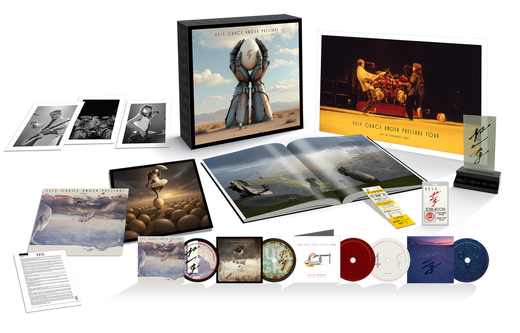 the album cover for Rush - Grace Under Pressure - Super Deluxe [4CD + Blu-Ray]