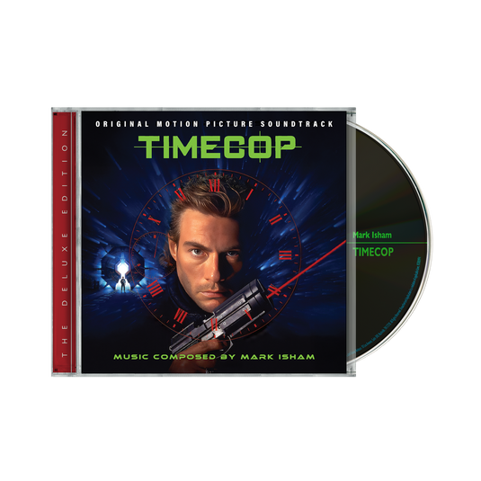 the album cover for Mark Isham - Time Cop - Original Motion Picture Soundtrack (Deluxe Edition)