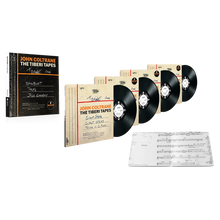 the album cover for John Coltrane - The Tiberi Tapes [4LP Box]