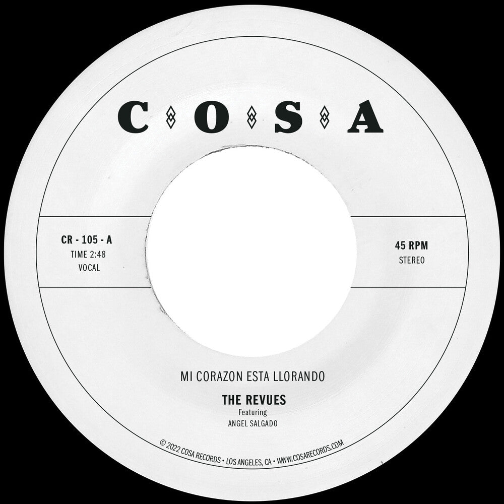 the album cover for Revues - Mi Corazon Esta Llorando - Opaque Natural [Colored Vinyl]