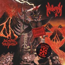 the album cover for Hellcrash - Demonic Assassination