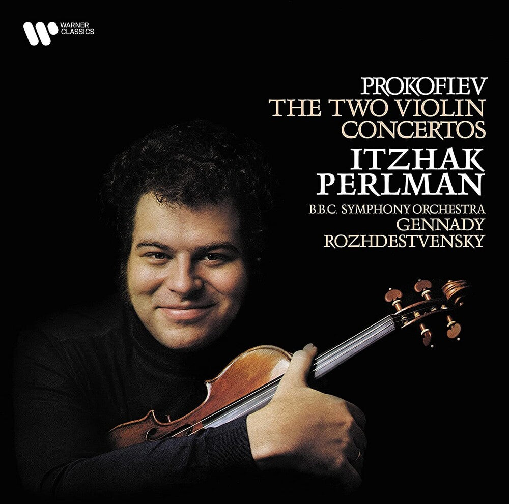 the album cover for Prokofiev / Itzhak Perlman - Prokofiev: Violin Concertos (Uk)