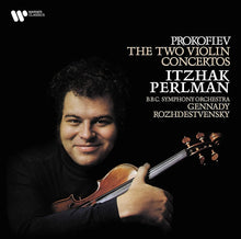 the album cover for Prokofiev / Itzhak Perlman - Prokofiev: Violin Concertos (Uk)