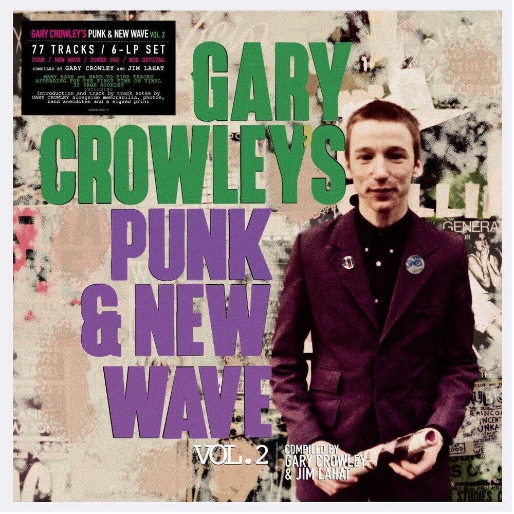 the album cover for Gary Crowley's Punk & New Wave 2 / Various - Gary Crowley's Punk & New Wave 2 / Various (Blk)