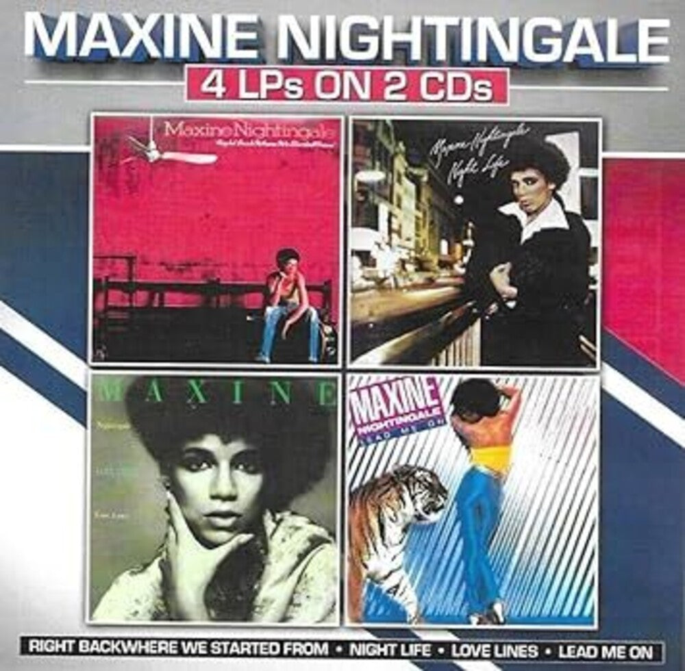 the album cover for Maxine Nightingale - Right Back Where We Started From (Wlp)