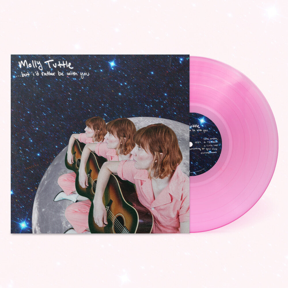 the album cover for Molly Tuttle - ...But I'd Rather Be With You - Pink [Colored Vinyl] [Limited Edition]