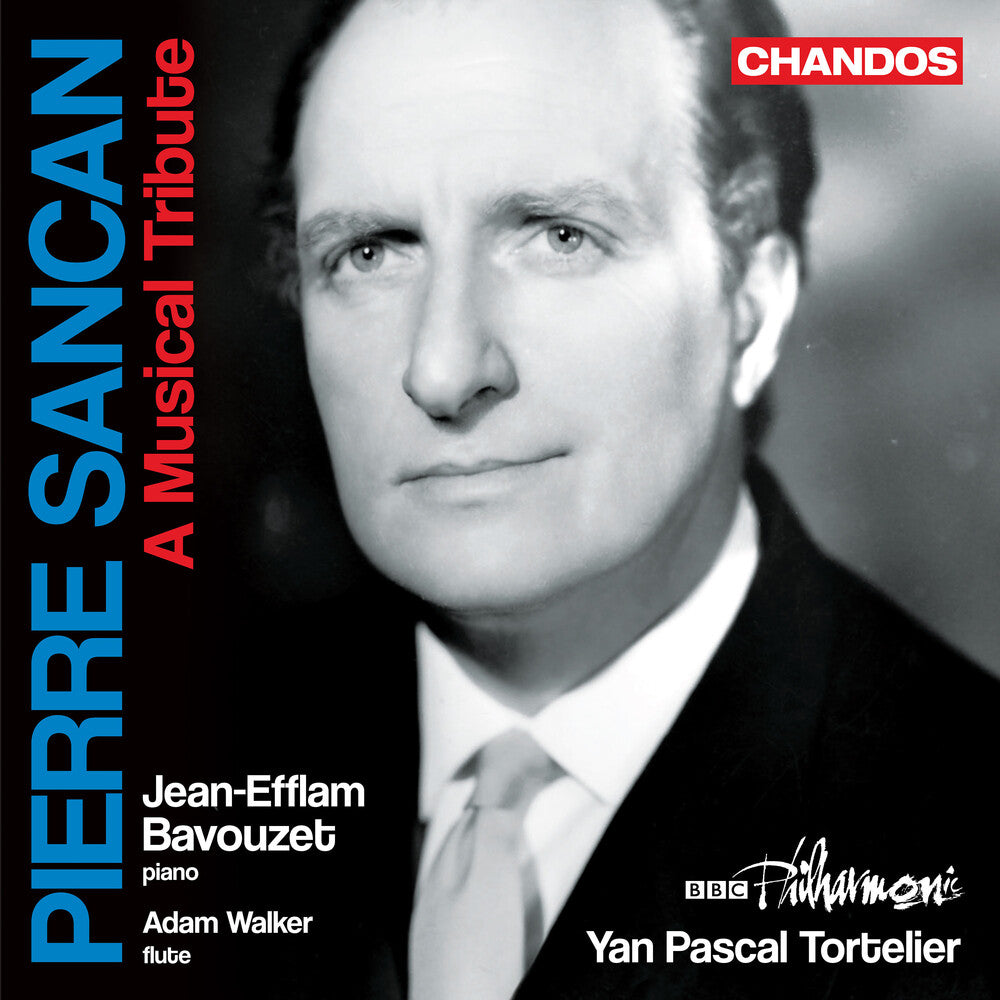 the album cover for Sancan / Bavouzet / Bbc Philharmonic - Musical Tribute
