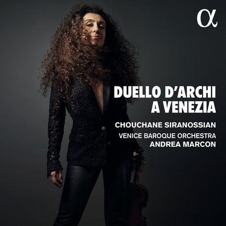 the album cover for Siranossian / Venice Baroque Orchestra - Duello Darchi A Venezia