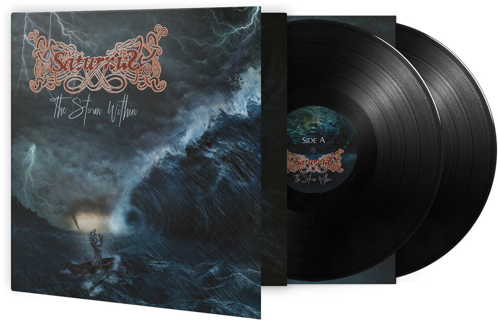 the album cover for Saturnus - Storm Within (Gate)
