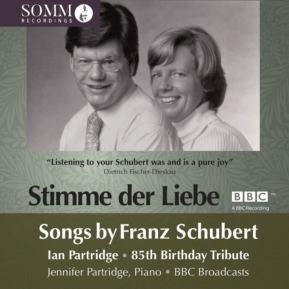 the album cover for Schubert / Partridge / Lush - Ian Partridge 85th Birthday Tribute - Stimme Der