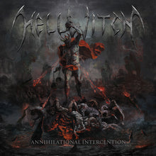 the album cover for Hellwitch - Annihilational Intercention