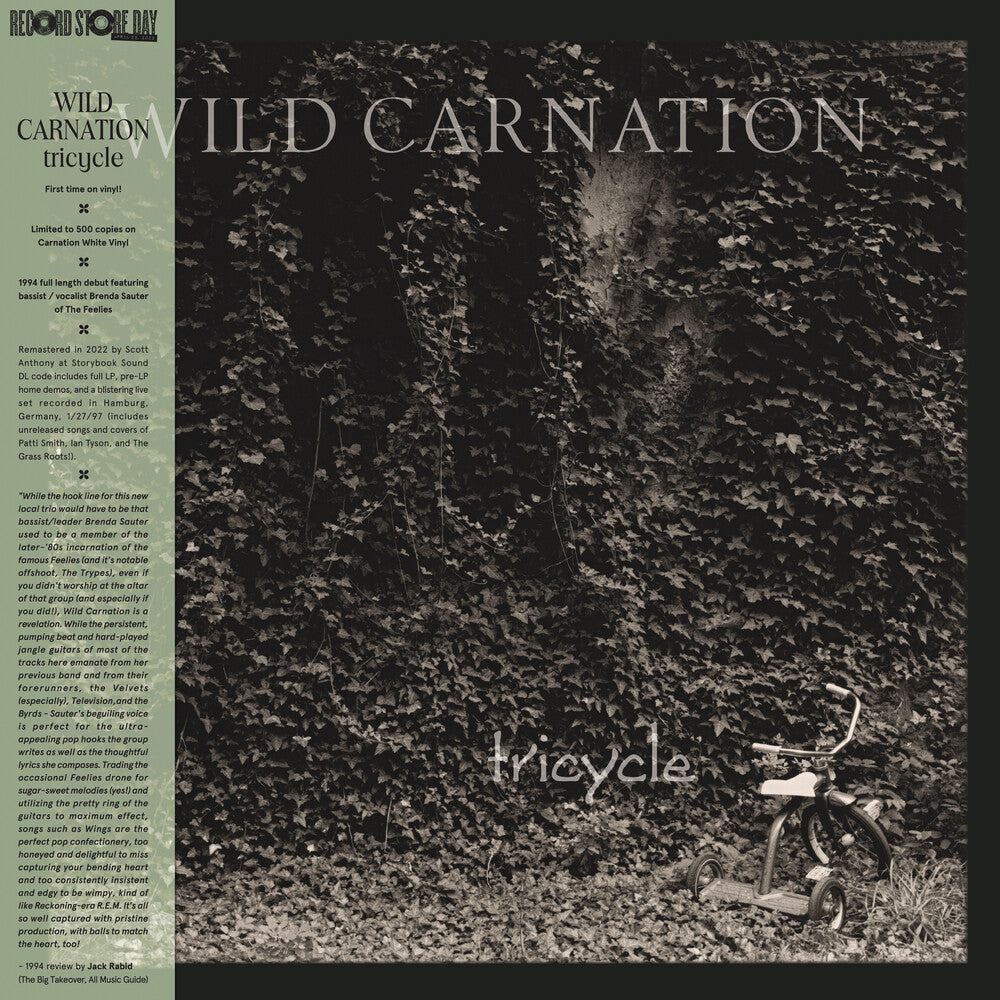 the album cover for Wild Carnation - Tricycle - Green [Colored Vinyl] (Grn)