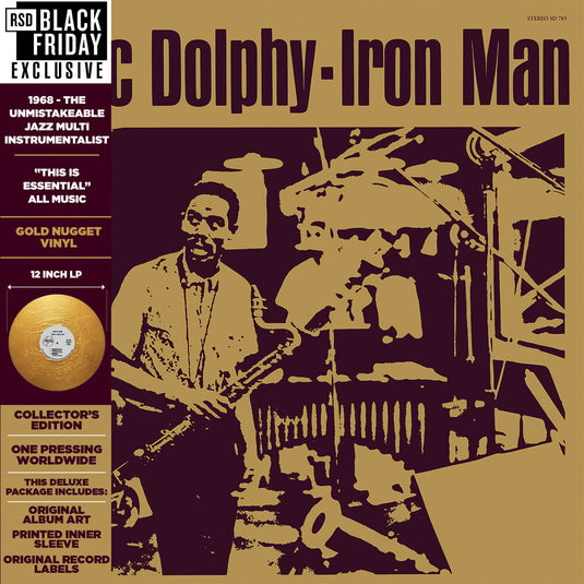 the album cover for Eric Dolphy - Iron Man [RSD Black Friday 2023]