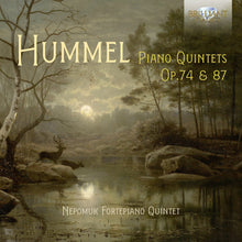 the album cover for Hummel / Fukuda / Polman - Piano Quintets Op. 74 & 87