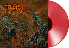 the album cover for Graceless - Where Vultures Know Your Name - Red [Colored Vinyl] [Clear Vinyl]