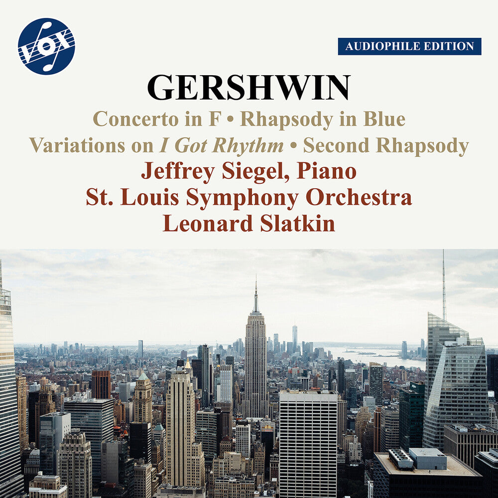 Gershwin / Siegel / St. Louis Symphony Orchestra - Piano Concerto In F Rhapsody No. 2 I Got Rhythm Music CD