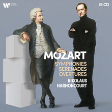 the album cover for Nikolaus Harnoncourt - Mozart: Symphonies Serenades Divertimenti