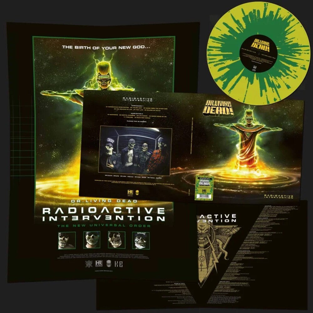 the album cover for Dr. Living Dead! - Radioactive Intervention [Colored Vinyl] (Spla)