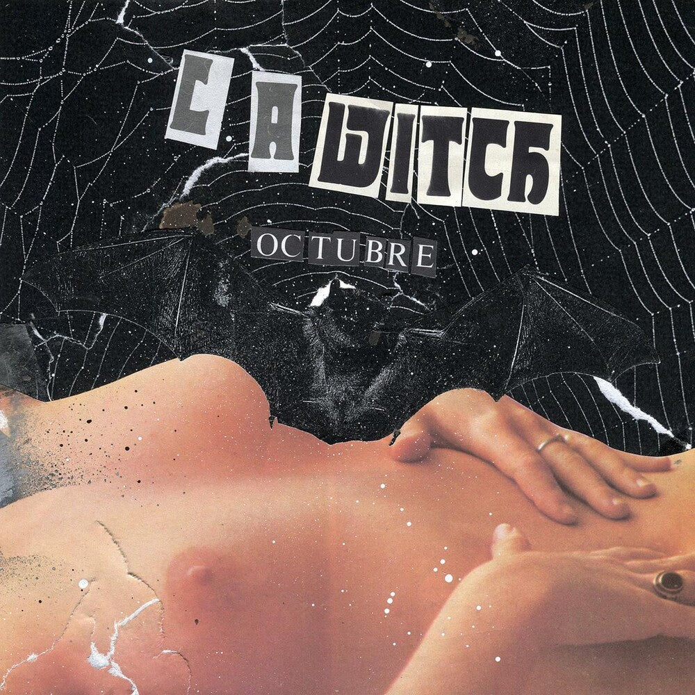 the album cover for L.A. Witch - Octubre - Green/Black (Blk) [Colored Vinyl] (Ep) (Grn)