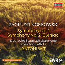 the album cover for Noskowski / Deutsche Staatsphilharmonie Rheinland - Symphonies Nos. 1 & 2 Elegiac