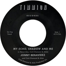 the album cover for Jonny Benavidez - My Echo Shadow And Me / Playing The Fool