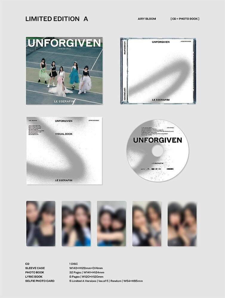 LE SSERAFIM - UNFORGIVEN [Limited Edition A] [CD+Photobook]