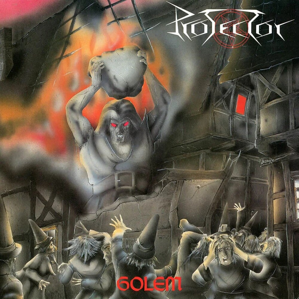 the album cover for Protector - Golem - Silver [Colored Vinyl] (Slv)