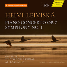 the album cover for Leiviska / Weimar - Piano Concerto, Op. 7 Symphony No. 1