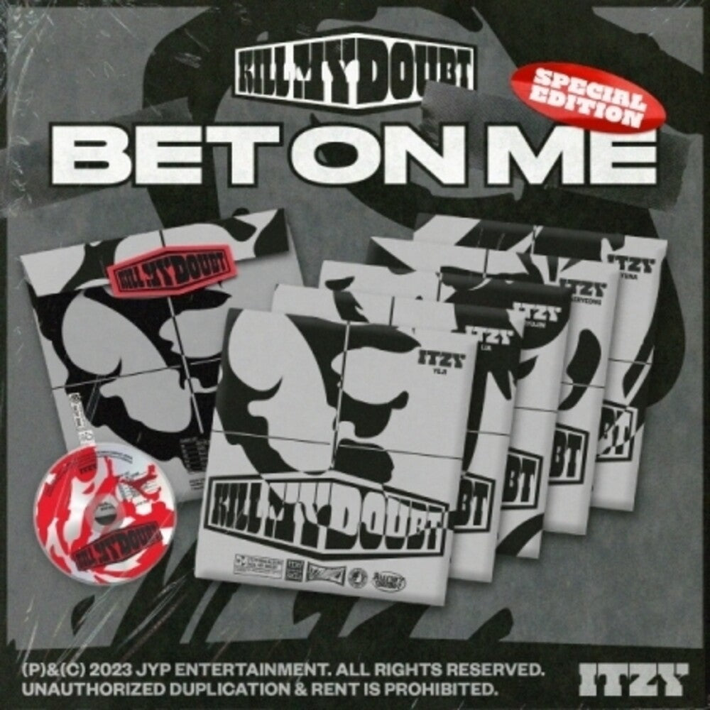 the album cover for ITZY - Kill My Doubt - Bet On Me (Phot) (Asia)