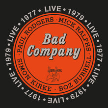 the album cover for Bad Company - Live 1977 & 1979 [Digipak] (Hol)