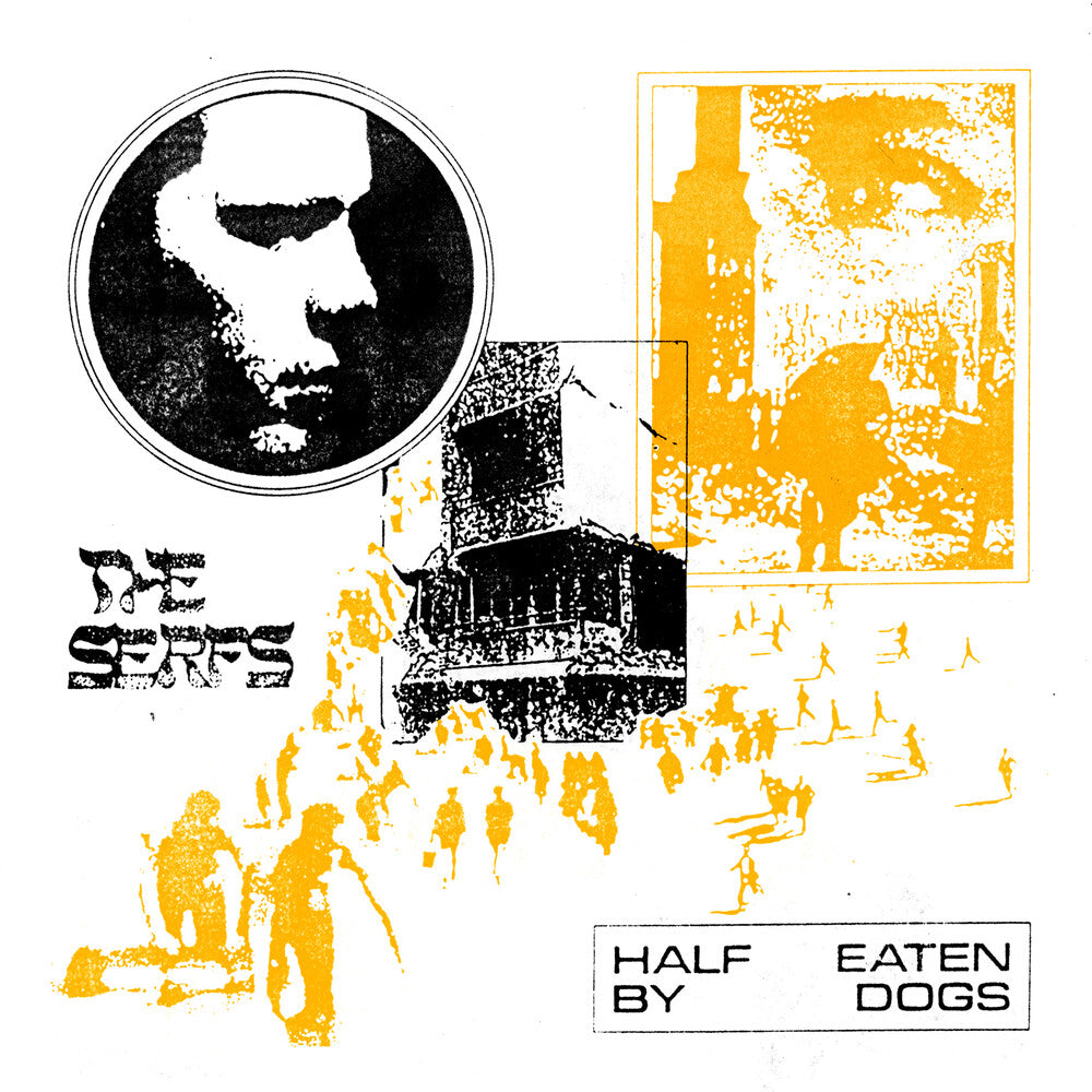 the album cover for The Serfs - Half Eaten By Dogs - Raw Metal [Colored Vinyl]