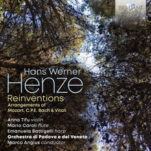 the album cover for Henze / Orchestra Di Padova E Del Veneto - Reinventions Arrangements Of Mozart C.P.E. Bach
